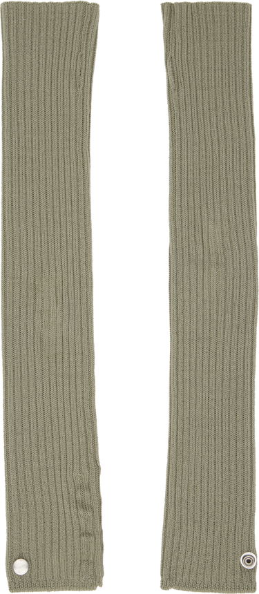 Ръкавици Rick Owens Rick Owens Hollywood Rasato Knit Arm Warmers Зелено | RU01E5488 M, 1