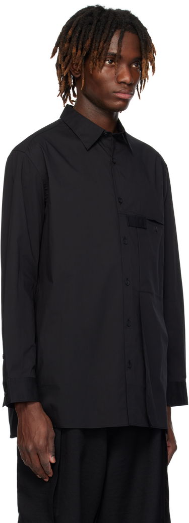 Риза Y-3 Y-3 Pleated Pocket Shirt Черно | JI7082, 1