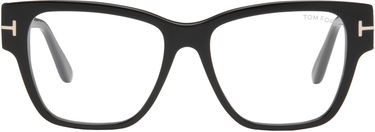 Слънчеви очила Tom Ford Tom Ford Square Shape Blue Block Glasses Черно | FT5745-B_54001, 0