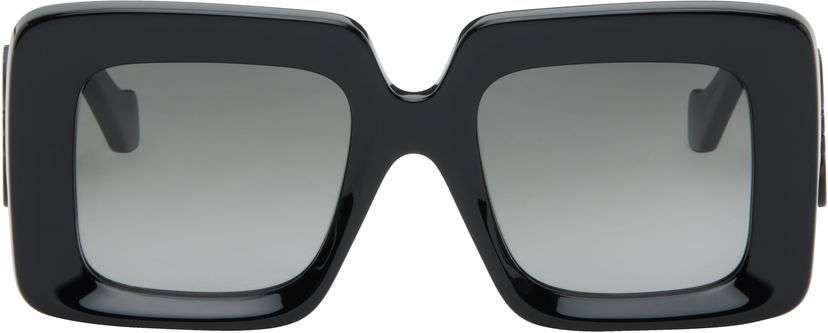Слънчеви очила Loewe Beveled Square Maxi Anagram Sunglasses Черно | LW40176U@5101B 840126866032
