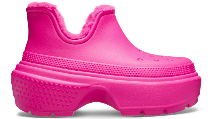 Кецове и обувки Crocs Stomp Shorty Boots Розово | 210673-6TW, 0