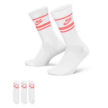 Чорапи Nike Dri-FIT Everyday Essential Mid Socks (3 Pairs) Бяло | DX5089-100, 0
