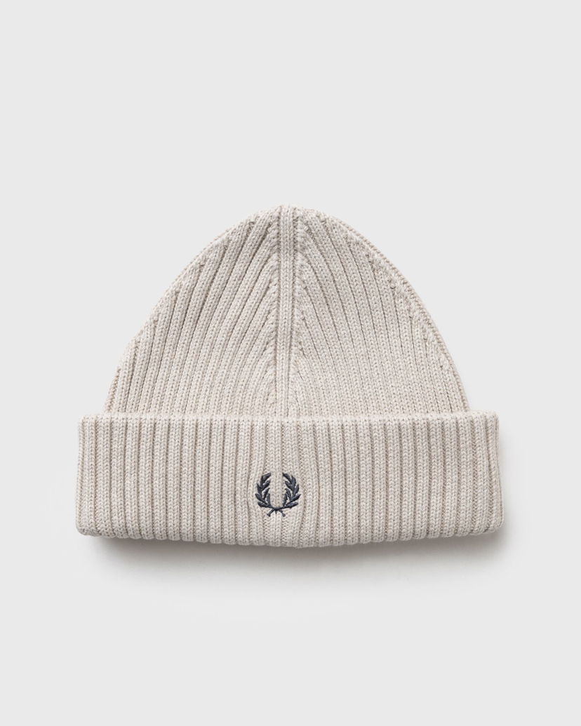 Шапка Fred Perry Ribbed Beanie Бежово | C8148-X23