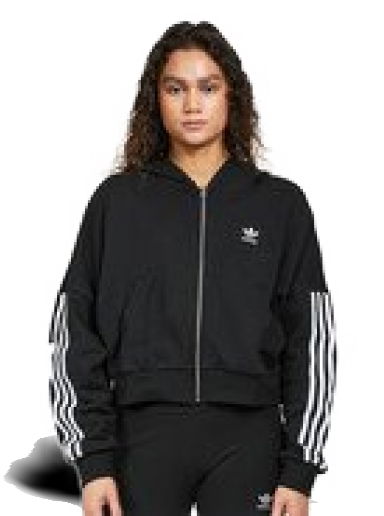 Суитчър adidas Originals Classic Full-Zip Relaxed Hoodie Черно | HM2130