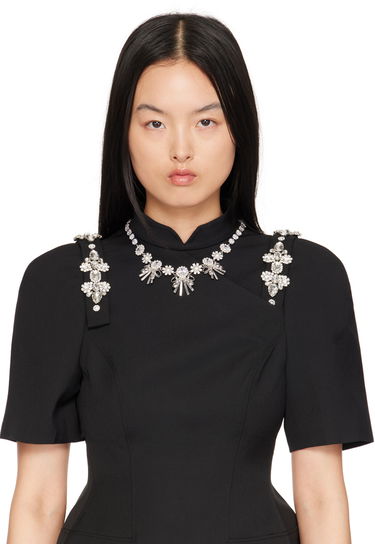 Колие SHUSHU/TONG SHUSHU/TONG Curly Hair Sunflower Diamond Chain Necklace Металик | 24724SLV00NN, 1