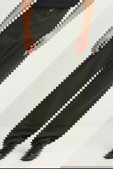 Панталони Carhartt WIP Single Knee Wide Leg Pant Зелено | I031497.4902, 0