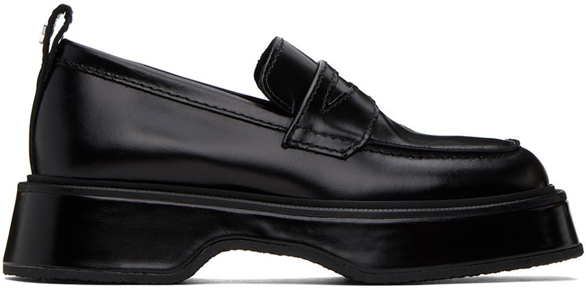 Кецове и обувки AMI Square Toe Loafers Черно | USV052.AL0016, 0