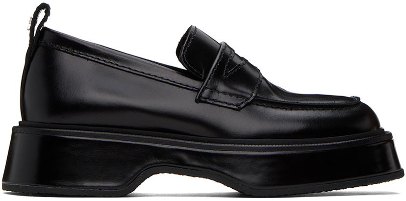 Кецове и обувки AMI Square Toe Loafers Черно | USV052.AL0016