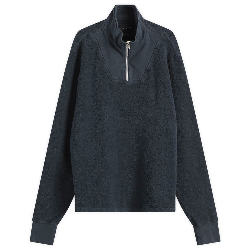 Пуловер LES TIEN Inside Out Half Zip Yacht Pullover, Size Large Тъмно синьо | CF-1149-IO-FB