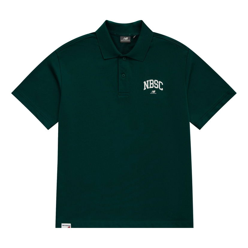 Поло тениска New Balance Classic Polo Shirt Зелено | 5FD25363-HT