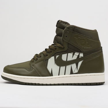 Кецове и обувки Jordan Air Jordan 1 High OG "Olive Canvas" Зелено | 555088-300, 1