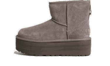 Кецове и обувки UGG Mini Platform Boot Smoke Сиво | 1134991-SKP, 0