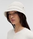 Шапка lululemon Crochet Bucket Hat M/L Бяло | prod20003711, 9