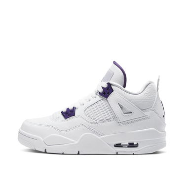 Кецове и обувки Jordan Air Jordan 4 Retro ''Purple Metallic'' GS Бяло | 408452-115, 4