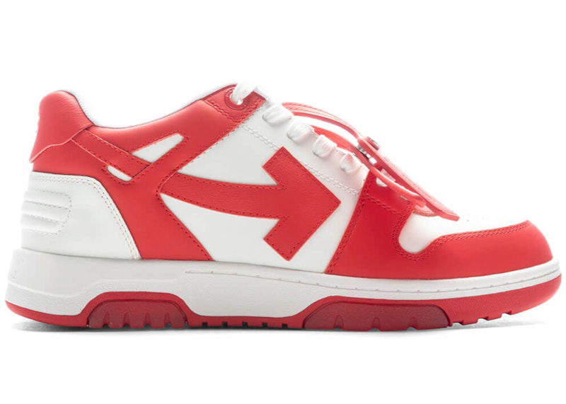 Кецове и обувки Off-White Out Of Office Low White Red Червено | OMIA189S23LEA0012501, 0