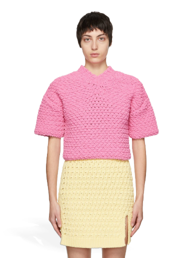 Пуловер Bottega Veneta Heavy Weight Sweater Розово | 690675 V1MS0