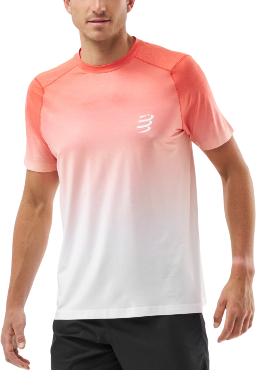 Тениска Compressport Compressport Performance Short Sleeve T-Shirt Оранжево
 | atsm4923090, 0