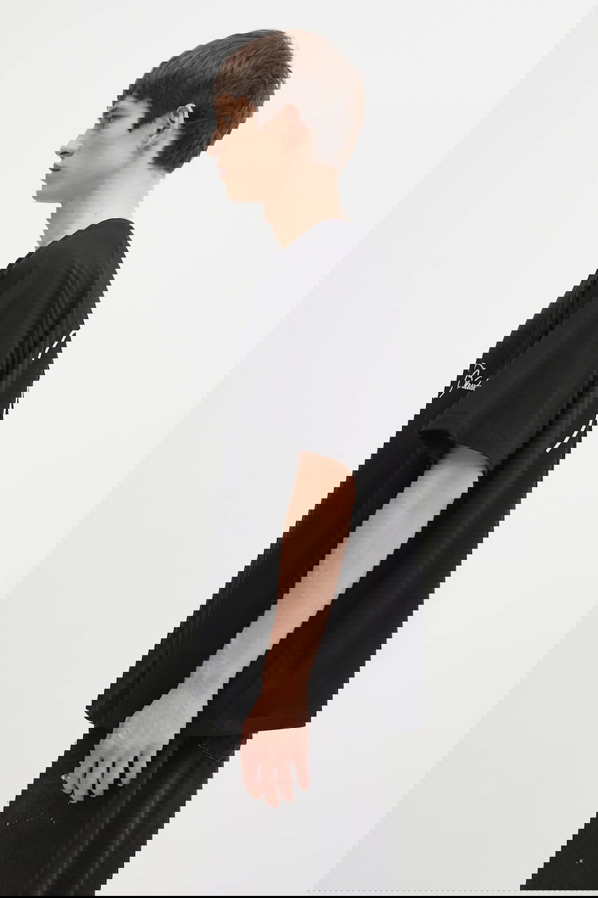 Тениска Rhude Classique Raglan Cotton T-Shirt Черно | RHFW25TT09012, 1