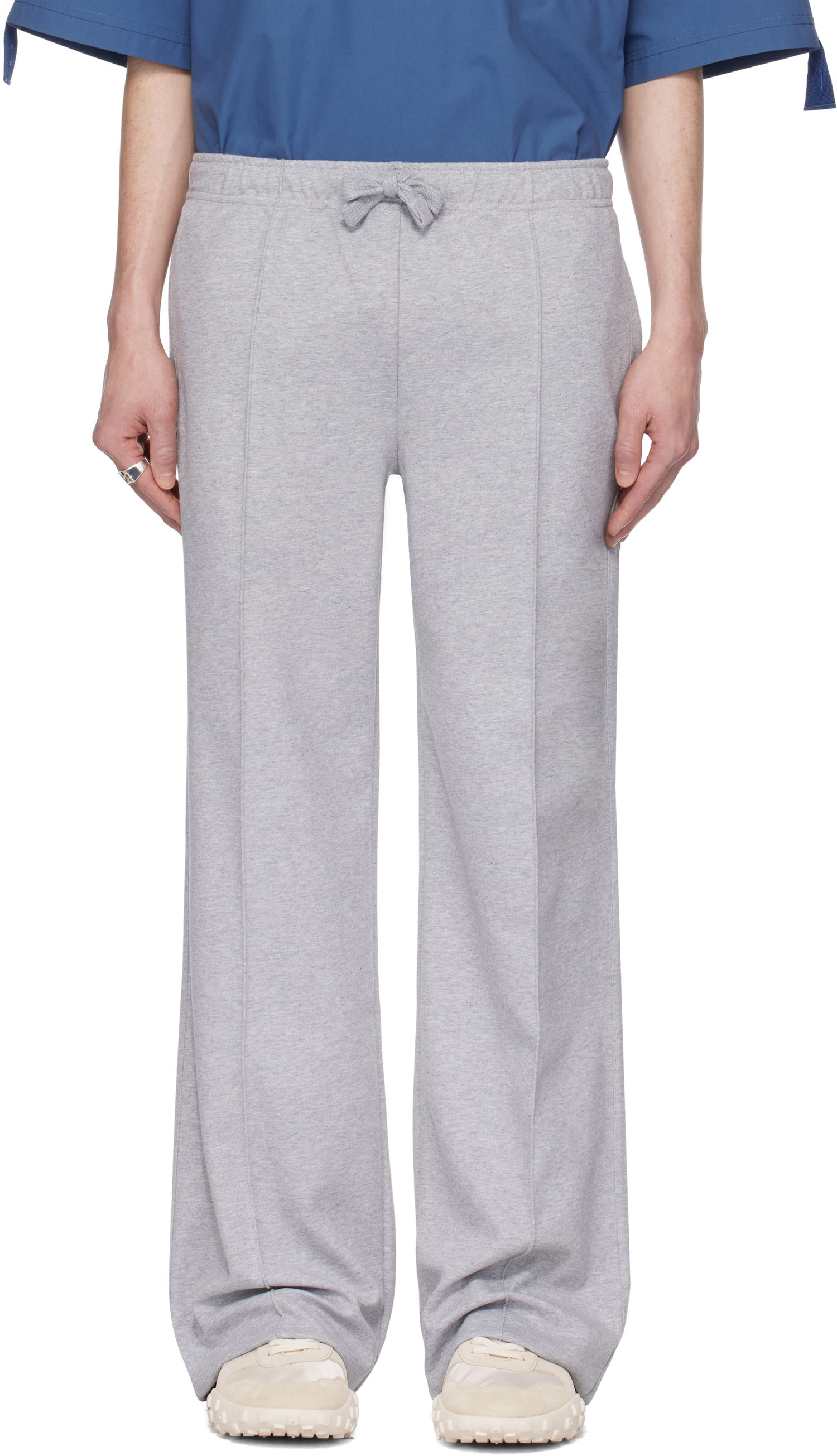 Спортни панталони JW Anderson JW Anderson Pintuck Sweatpants Сиво | JR0051-PG1742, 0