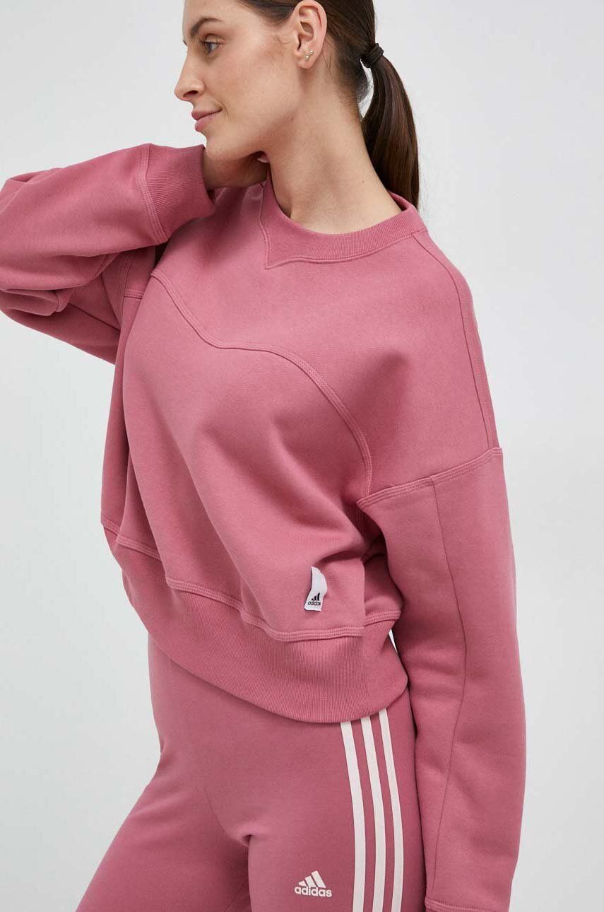 Суитчър adidas Originals Sportswear Lounge Sweatshirt Розово | HZ4377, 0