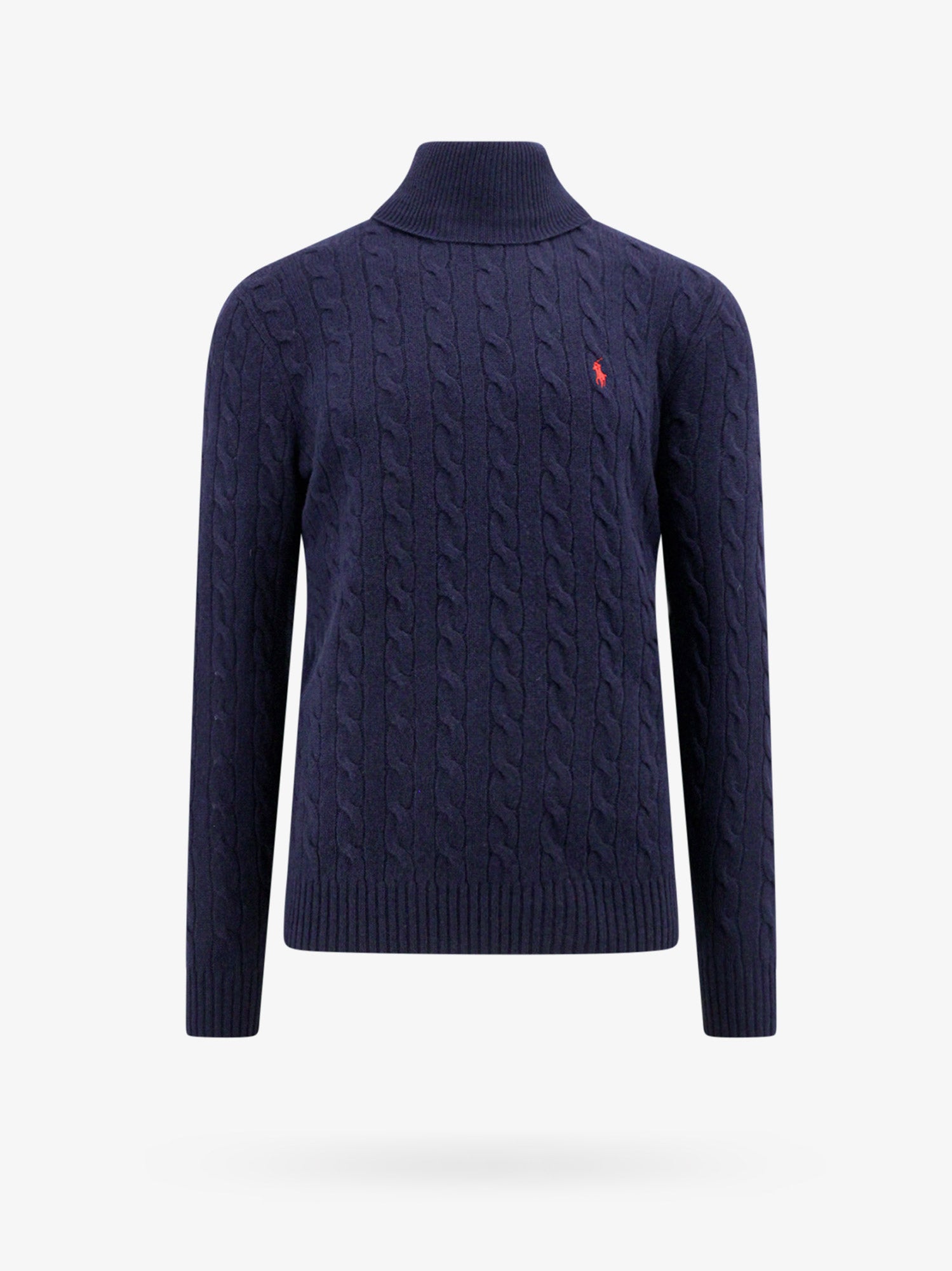 Пуловер Polo by Ralph Lauren Turtleneck Cable-Knit Синьо | 710876836005, 0
