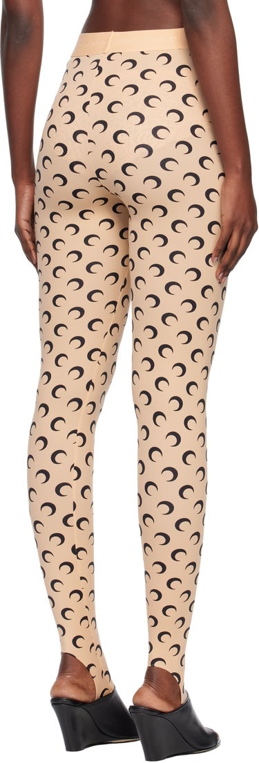 Клинове Marine Serre Stirrup Leggings with Moon Print Червено | WPA111A CJER0001, 2
