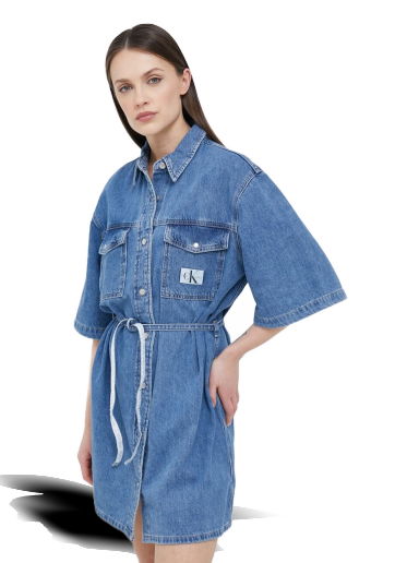 Pокля CALVIN KLEIN Denim Dress Синьо | J20J220666.PPYX