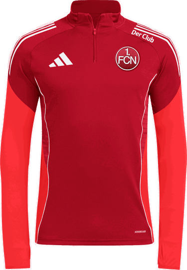 Суитчър adidas Originals 1. FC Nürnberg Der Club AEROREADY Long Sleeve Quarter-Zip Training Top Червено | 6fcnji6500, 0