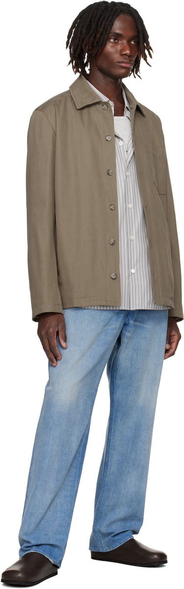 Яке A.P.C. A.P.C. Jeffray Button-Up Jacket Зелено | COFCO-H02991, 3