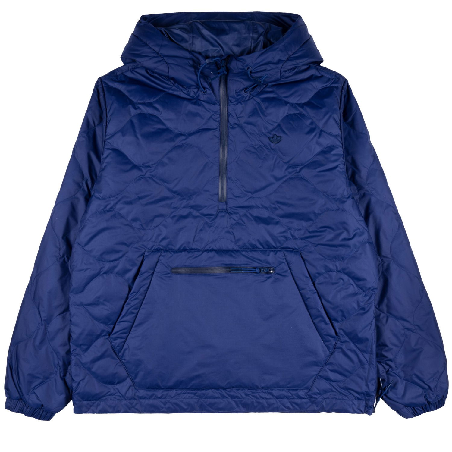 Пухо яке adidas Originals Down Quilted Half-Zip Puffer Jacket Тъмно синьо | h13589, 0