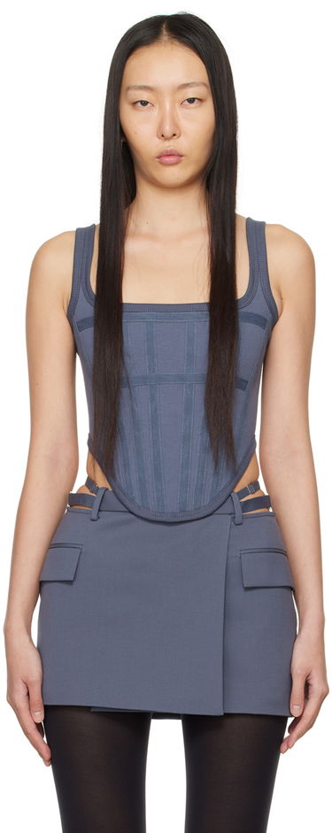 Потник Dion Lee Corset Tank Top Синьо | A3585PS24, 0