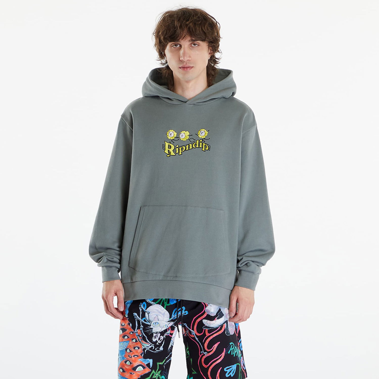 Суитчър RIPNDIP Funny Thing Hoodie Charcoal Сиво | RNDSPR24118, 0