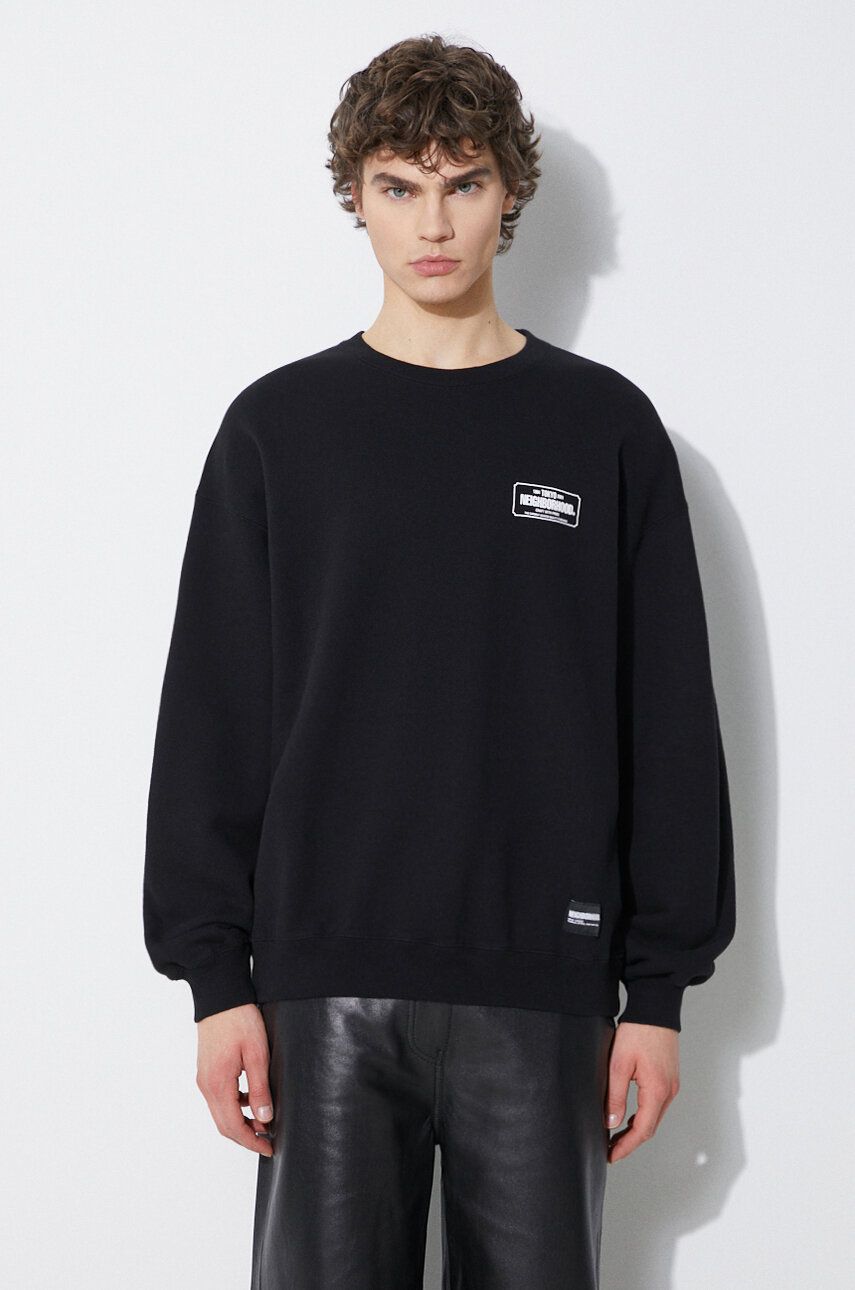 Суитчър Neighborhood NEIGHBORHOOD Classic Sweatshirt Черно | 241FPNH.CSM03, 0