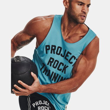 Потник Under Armour Project Rock Reversible Mesh Tank Top Тюркоазено | 1377442-433, 0