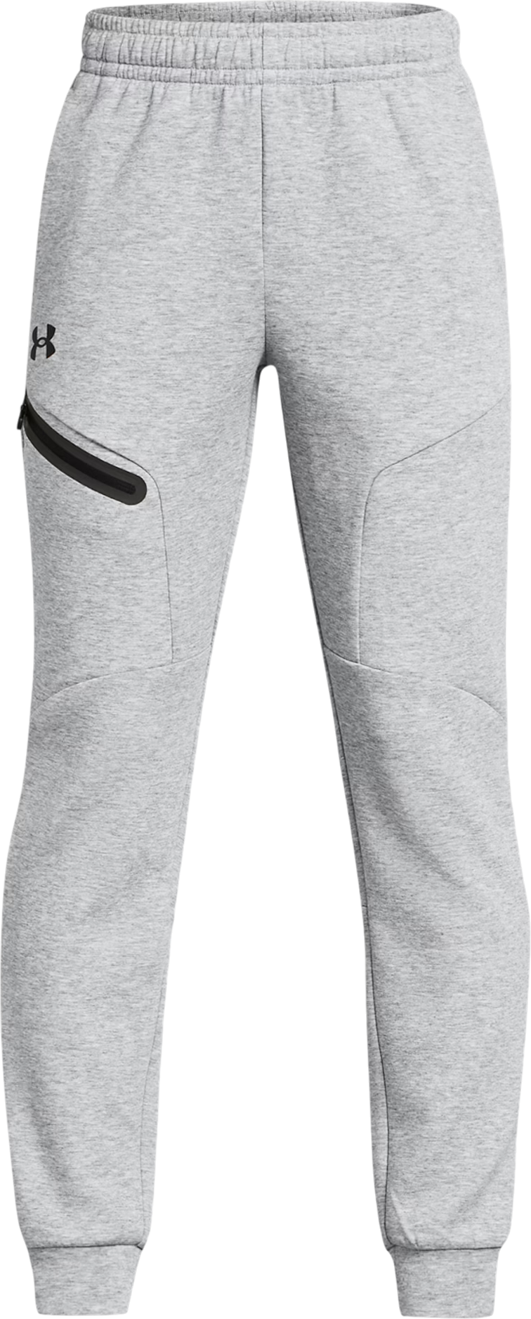 Спортни панталони Under Armour Unstoppable Fleece Joggers with Zippered Pocket Сиво | 1386689-011