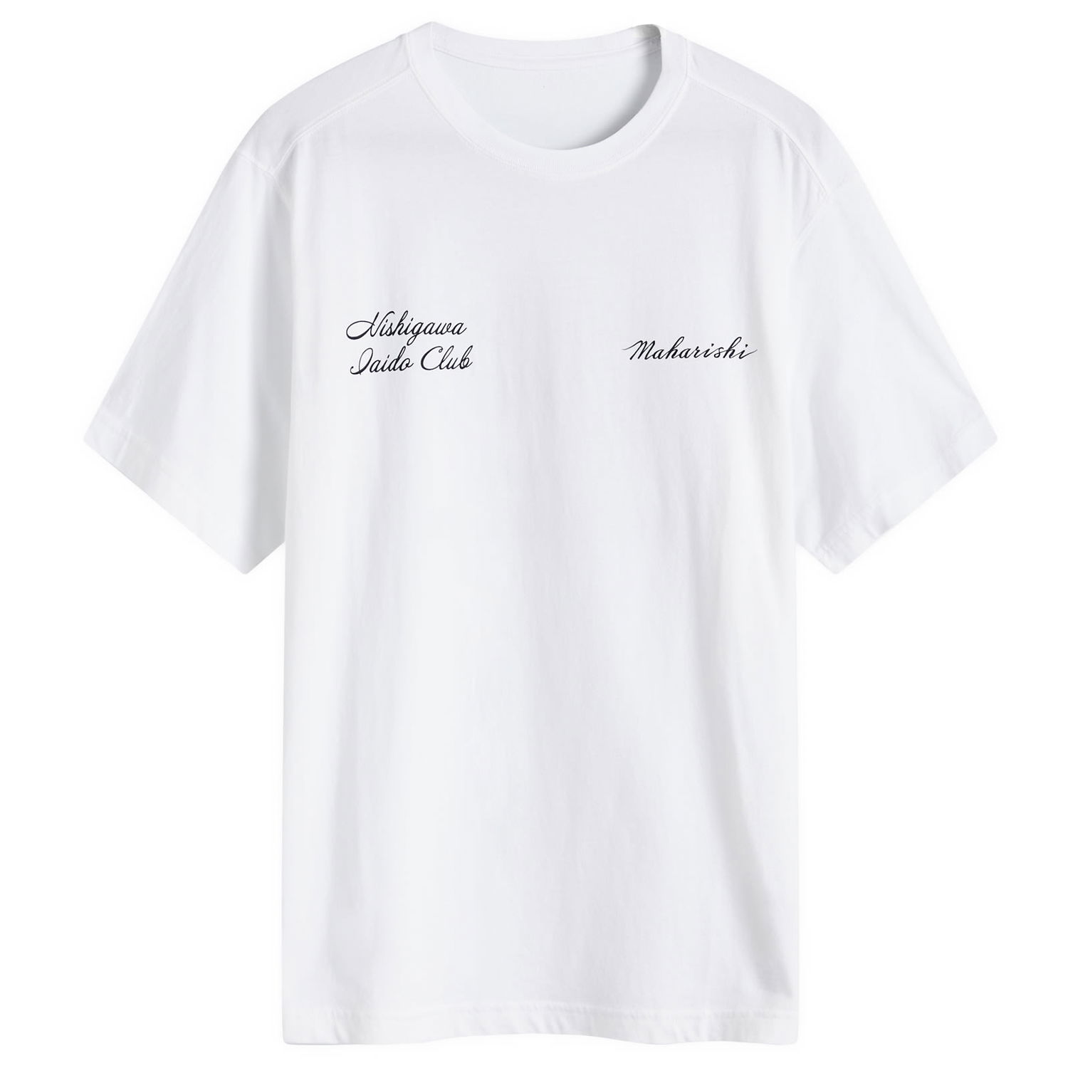 Тениска Maharishi Kamon Graphic Print T-Shirt Бяло | 1101-WHT, 0