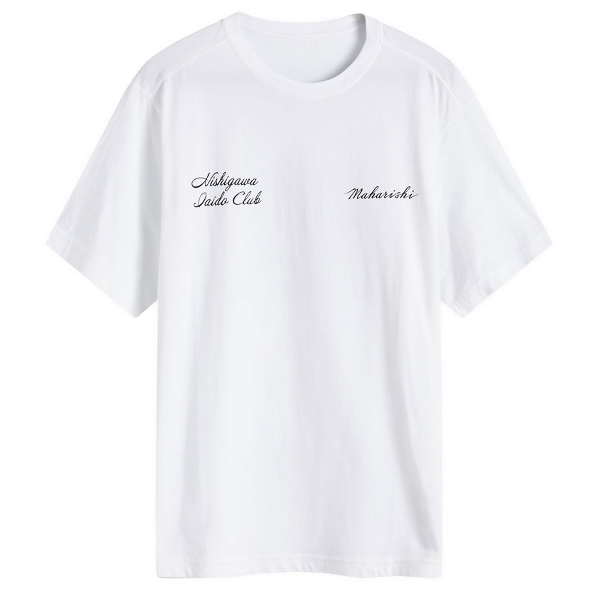 Тениска Maharishi Kamon Graphic Print T-Shirt Бяло | 1101-WHT