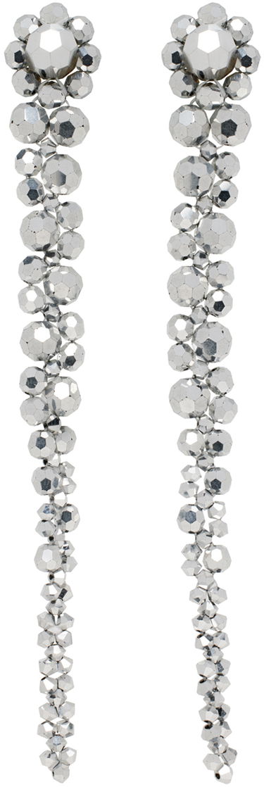 Обеци Simone Rocha Simone Rocha Crystal Drip Earrings Металик | ERG12 0903, 0