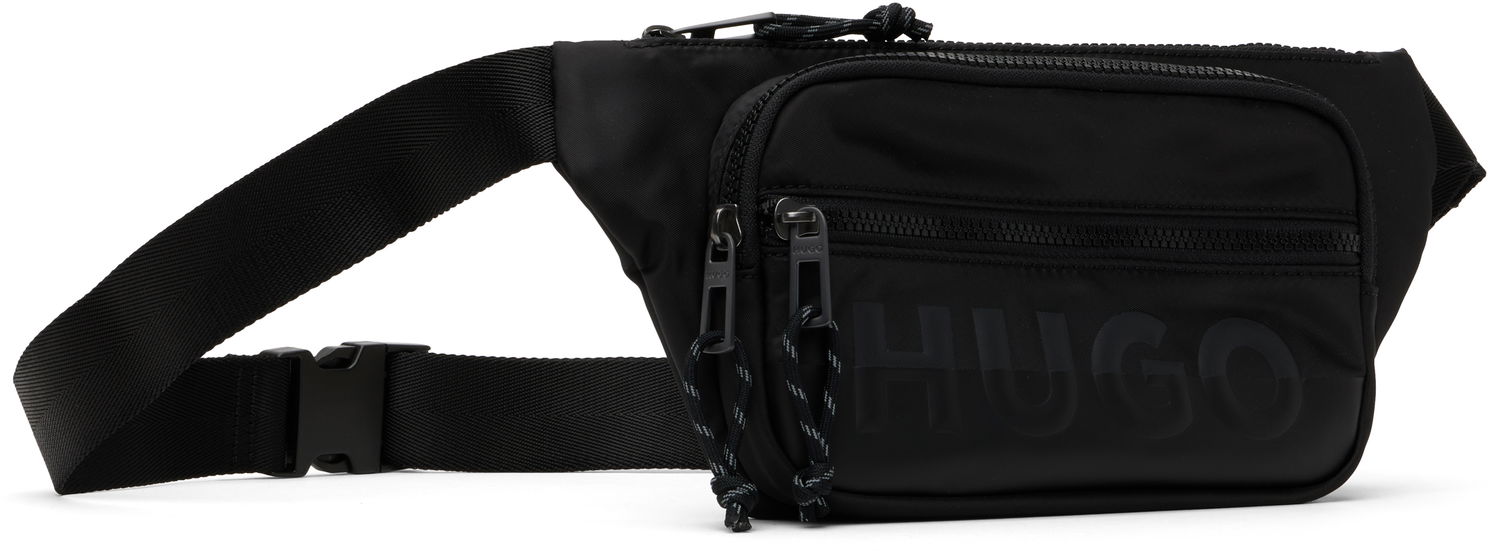 Чанта за кръста BOSS Hugo Embossed-Logo Belt Bag Черно | 50543264, 1