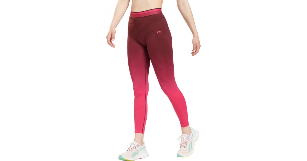 Клинове Reebok Seamless Gradient Leggings Червено | gt3142, 1
