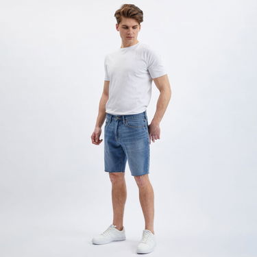 Къси панталони GAP Straight Denim Short Синьо | 602502-00, 0