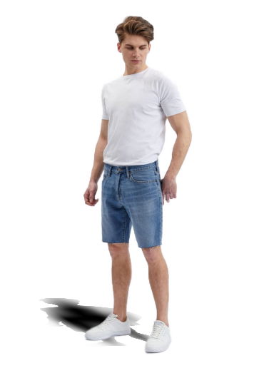 Къси панталони GAP Straight Denim Short Синьо | 602502-00