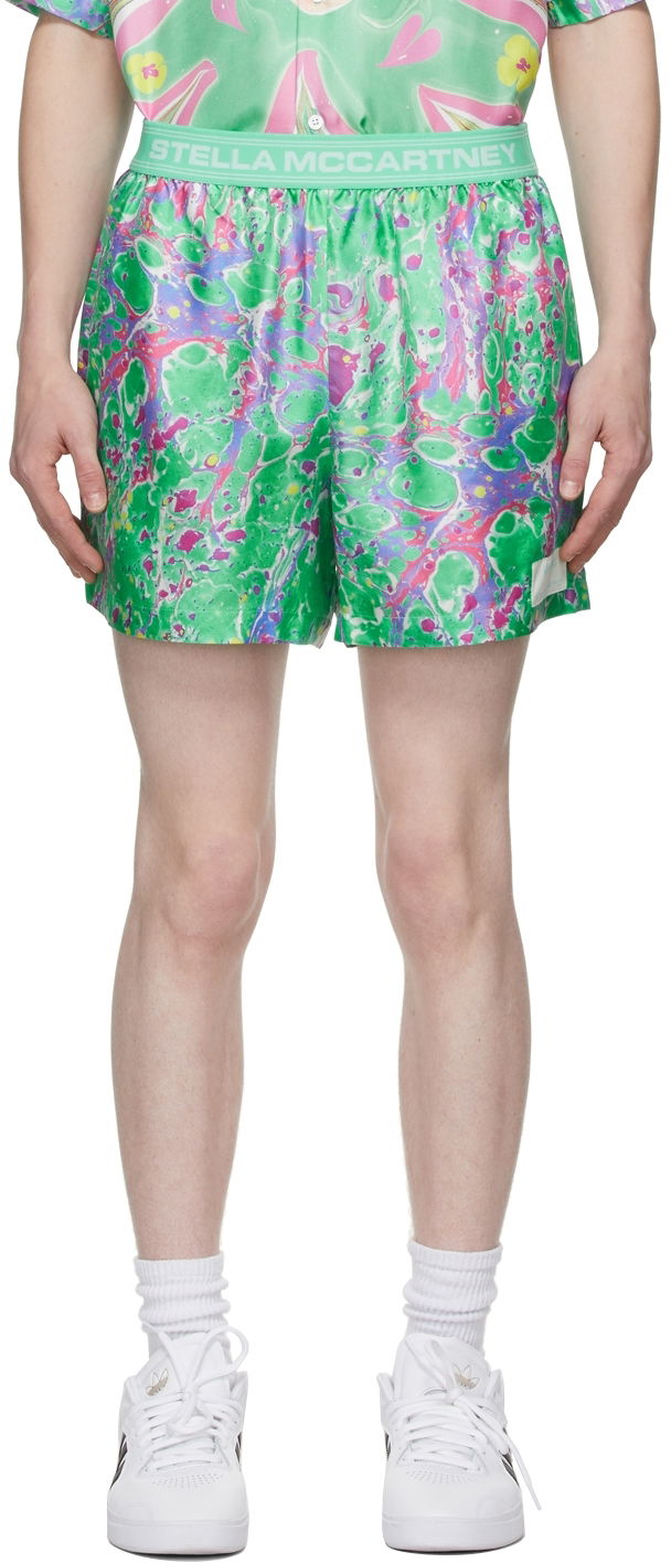 Къси панталони Stella McCartney Printed Shorts Многоцветен | 604100SSA66