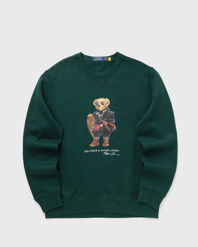 Суитчър Polo by Ralph Lauren Polo Bear Graphic Crew Neck Sweatshirt Зелено | 710981794001