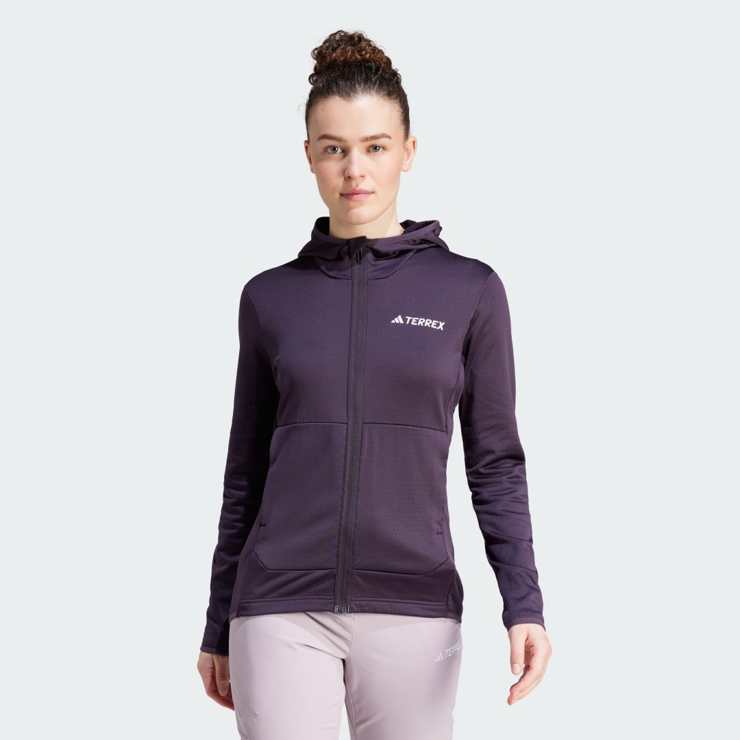 Яке adidas Performance adidas TERREX BUNDA TERREX XPERIOR LIGHT FLEECE HOODED Черно | IQ3723, 0