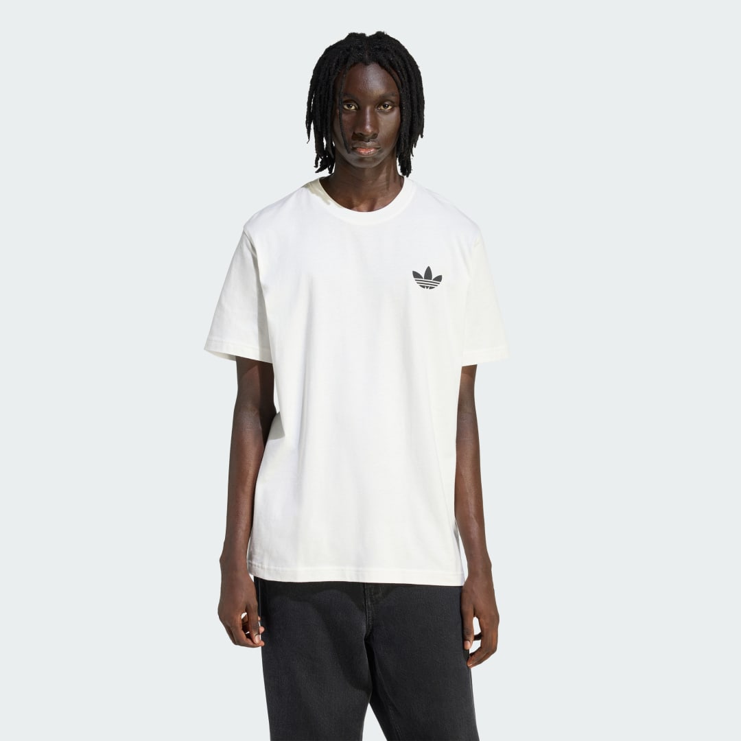 Тениска adidas Performance Trefoil Essentials Tee Бяло | HY2073, 0