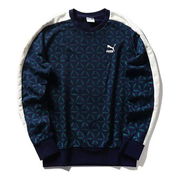 PUMA ECOMM All-Over-Print Crewneck Sweatshirt