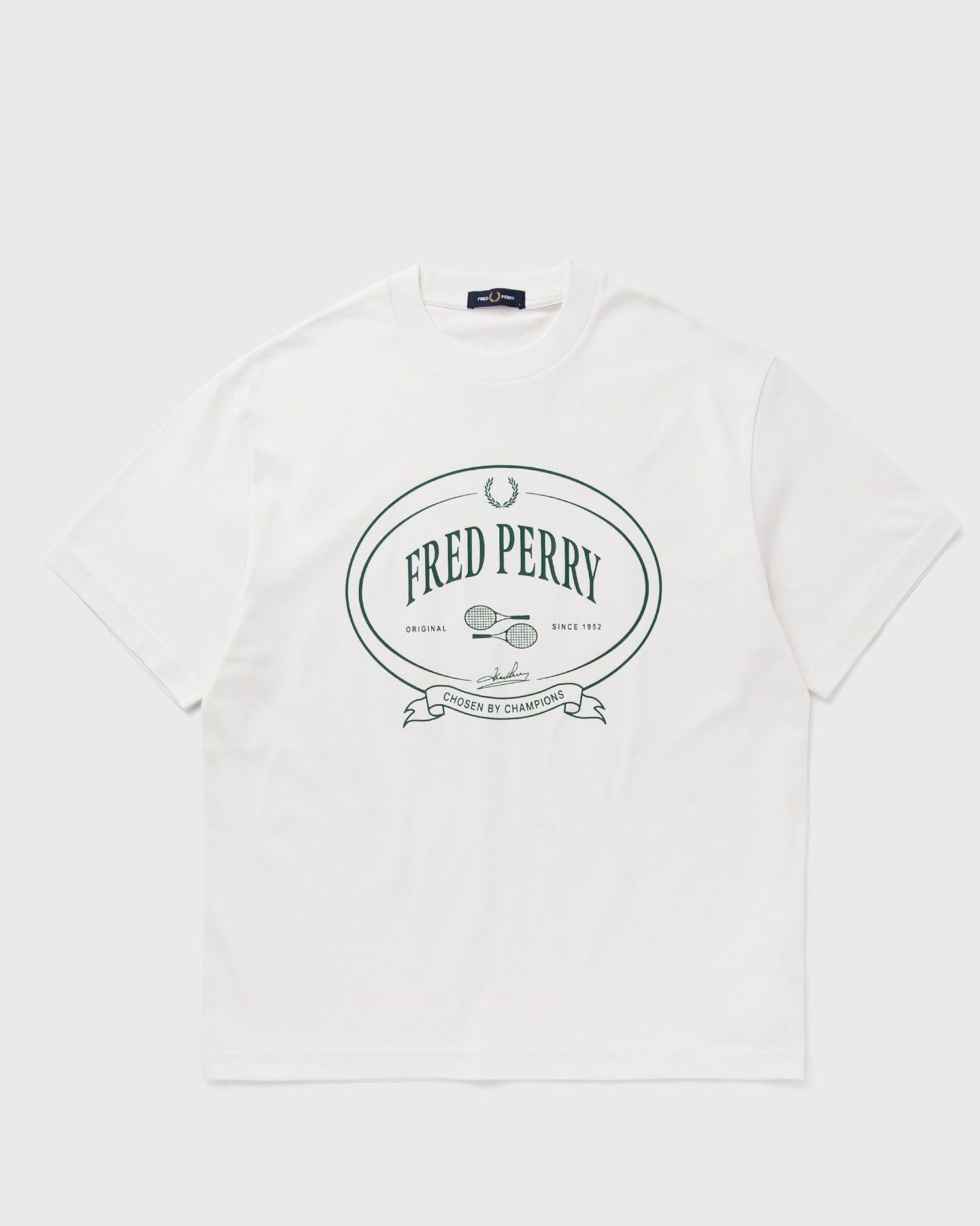 Тениска Fred Perry Fred Perry Chosen By Champions Graphic T-Shirt Бяло | M1316-129, 0