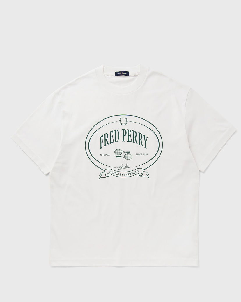 Тениска Fred Perry Fred Perry Chosen By Champions Graphic T-Shirt Бяло | M1316-129