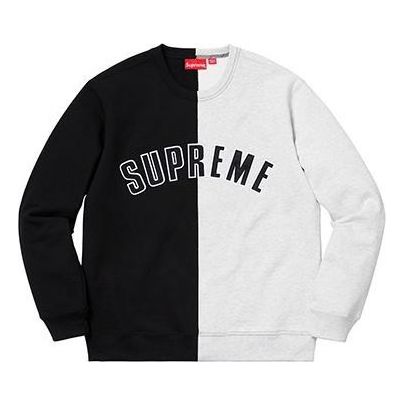 Пуловер Supreme Split Crewneck Sweatshirt Бяло | SUP-FW18-132, 0